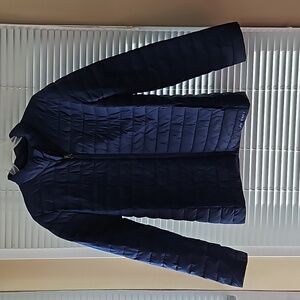 Lands End Girls Sz XLG Navy Lightweight Packable Puffer